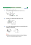 Page 5Settings and Printing 
MaintenanceSpecifications5
1Pull the media tray out of the printer.
To use an appropriate media tray, always check the label indication on the tray.
2Push down on the metal plate until it clicks, locking it in place.
3Fan the media (paper/transparencies), then tap it on a level surface to avoid
media jams or skewed printing. 
NOTES
BBe careful not to leave fingerprints on the media, which can result in a smudged print.
BReusing media that has been fed through the printer once (for...