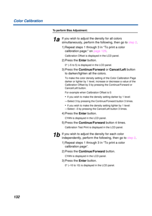 Page 132132
To per form Bias Adjustment: 