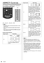 Page 6464
ASPECT Controls
Press  or  repeatedly to 
move through the aspect options:
INPUT
MENU
ENTER
Unit
[4:3]	→	[ Zoom1]	→	[ Zoom2]	→	[16:9]
Note
●	 The aspect mode is memorised separately for each 
input terminal.
●	 When input from USB, the aspect mode is fixed to 
[16:9].
●	 When input from OpenPort PLATFORM, the aspect 
mode is fixed to [16:9].
 
■List of Aspect Modes
Aspect mode Description
16:9 Picture
Enlarged 
screen
Pictures are displayed filling the 
screen.
Aspect mode Description
4:3
Pictures are...