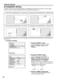 Page 7070
A: Floor mount front projection (Front – Floor mount)
D: Ceiling mount rear projection (Rear – Ceiling mount) C: Floor mount rear projection (Rear – Floor mount)B: Ceiling mount front projection (Front – Ceiling mount)
Select the setting by displaying the on-screen indications using buttons of the remote control or the control panel on
the main unit.
Procedure of setting
OPTION
  ID 2
  SETTING FRONT-F
  LAMP1 RUNTIME 57h
  LAMP2 RUNTIME 60h
  LAMP SELECT DUAL
  LAMP POWER HIGH
  LAMP COOLING TIME...