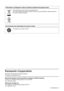 Page 132Panasonic System Communications Company of North America
5th Floor, Two Riverfront Plaza, Newark, NJ 07102-5490
TEL: (877) 803 - 8492
Panasonic Canada Inc.
5770 Ambler Drive, Mississauga, Ontario L4W 2T3
TEL: (905) 624 - 5010
0ñ1111111
10Á0ä11111111
11
Web Site : http://panasonic.net/avc/projector/
© Panasonic Corporation 2012W1112NS1044 -YI
Environment care information for users in China
This symbol is only valid in China. 
Information on Disposal in other Countries outside the European...