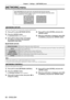 Page 9292 - ENGLISH
Chapter 4 Settings — [NETWORK] menu
[NETWORK] menu
Select [NETWORK] from the main menu, and select the item from the sub-me\
nu.
Refer to “Navigating through the menu” (
x page 51) for the operation of the menu screen.
r
f After selecting the item, press 
asqw to set.
[NETWORK SETUP]
Perform the initial setting of the network before using the network function.
1) Press as to select [NETWORK SETUP].
2) Press the  button.
r
f The 
[NETWORK SETUP]  screen is displayed.
3) Press as to select an...