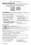 Page 6868 - ENGLISH
Chapter 4 Settings — [DISPLAY OPTION] menu
[DISPLAY OPTION] menu
Select [DISPLAY OPTION] from the main menu, and select the item from the sub-menu.
Refer to “Navigating through the menu” (
x page 51) for the operation of the menu screen.
r
f After selecting the item, press 
asqw to set.
[COLOR MATCHING]
You can correct the color difference between the sets when multiple sets are to be used simultaneousl\
y.
To adjust the color matching as desired
1) Press as to select [COLOR MATCHING].
2)...