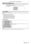 Page 85ENGLISH - 85
Chapter 4 Settings — [TEST PATTERN] menu
[TEST PATTERN] menu
Select [TEST PATTERN] from the main menu.
Refer to “Navigating through the menu” (
x page 51) for the operation of the menu screen.
r
f Press 
qw to switch.
[TEST PATTERN]
Displays the test pattern built-in to the projector.
Settings of position, size, and other factors will not be reflected in test patterns. Make sure to display the input signal before performing various 
adjustments.
1) Press qw to switch [TEST PATTERN].
r
f The...