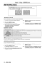 Page 9292 - ENGLISH
Chapter 4 Settings — [NETWORK] menu
[NETWORK] menu
Select [NETWORK] from the main menu, and select the item from the sub-me\
nu.
Refer to “Navigating through the menu” (
x page 51) for the operation of the menu screen.
r
f After selecting the item, press 
asqw to set.
[NETWORK SETUP]
Perform the initial setting of the network before using the network func\
tion.
1) Press as to select [NETWORK SETUP].
2) Press the  button.
r
f The 
[NETWORK SETUP]  screen is displayed.
3) Press as to select...