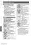 Page 84PROJECTOR SETUP menu
84 - ENGLISH
Settings
When the D7700 Series is selected 
Q
Press ▲▼ to select input signal 
1. 
[DVI-D] or [SDI].
[RGB1], [RGB2], [VIDEO], [S-VIDEO] and  
z
[HDMI] cannot be selected.
Since [RGB1], [RGB2], [VIDEO], and [S-VIDEO] 
are already installed on the projector, another 
input signal change command cannot be 
assigned.
[SDI] is not shown for PT-DW90XE.
 
z
Press ◄► to select the input signal 
2. 
change command to be assigned to 
the selected input signal.
The signal change...