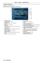 Page 162Chapter 4 Settings — [NETWORK] menu
162 - ENGLISH
[Projector status] page
Click [Status] → [Projector status].
Display the status of the projector for the following items.
13
14
156
9
7
8
1
2
3
4
16
5
10
11
12
1 [PROJECTOR TYPE]
Displays the type of the projector.
2
 
[MAIN VERSION]
Displays the firmware version of the projector

.
3
 
[POWER]
Displays the status of the power

.
4
 
[SHUTTER]
Displays the status of shutter function (ON: enabled (closed), 
OFF: disabled (open)).
5

 
[LAMP
  SELECT]...