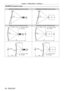 Page 36Chapter 2 Getting Started — Setting up
36 - ENGLISH
[GEOMETRY] projection range
[VERTICAL KEYSTONE] (viewed from the side)[HORIZONTAL KEYSTONE] (viewed from above)
ScreenScreen
Vertical arc correction (viewed from the side) Horizontal arc correction (viewed from above)
ScreenProjection distance
Arc radiusScreen Projection distance
Arc radius
Arc center
Screen
Projection distance
Arc radiusArc centerScreen
Projection distance
Arc radius   