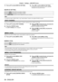 Page 8888 - ENGLISH
Chapter 4 Settings — [SECURITY] menu
1) Press as to select [DISPLAY SETTING].2) Press qw to switch [DISPLAY SETTING].
r
f The setting will change among [OFF], [TEXT], and[USER 
LOGO] each time you press the button.
r
r [DISPLAY SETTING]
[OFF]
The text display is disabled.
[TEXT] The text display is enabled.
[USER LOGO] The picture registered by the user is projected.
Note
r
f To create the image for [USER LOGO], “Logo Transfer Software” included in the supplied CD-ROM is required.
[TEXT...