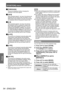 Page 54[POSITION] menu
54 - ENGLISH
Settings
▶■[THROUGH]
Pictures are displayed without changing the 
resolution of the input signals.
▶■[16:9]
When standard signals*1 are input, the pictures are 
displayed with the aspect ratio converted to 16:9. 
When wide-screen signals
*2 are input, the pictures 
are displayed without changing the aspect ratio.
▶■ [4:3]
When standard signals*1 are input, the pictures 
are displayed without changing the aspect ratio. 
When wide-screen signals
*2 are input, if [4:3] is...