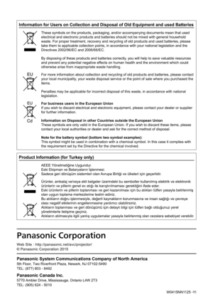 Page 196Information for Users on Collection and Disposal of Old Equipment and us\
ed Batteries
These symbols on the products, packaging, and/or accompanying documents \
mean that used 
electrical and electronic products and batteries should not be mixed with general household 
waste. For proper treatment, recovery and recycling of old products and \
used batteries, please 
take them to applicable collection points, in accordance with your natio\
nal legislation and the 
Directives 2002/96/EC and 2006/66/EC.
By...