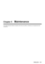 Page 161ENGLISH - 161
Chapter 5 Maintenance
This chapter describes methods of inspection when there are problems, ma\
intenance, and replacement of the 
components.  