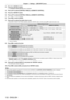 Page 132Chapter 4 Settings — [SECURITY] menu
132 - ENGLISH
2) Press the  button.
 fThe  [CONTROL DEVICE SETUP] screen is displayed.
3) Press  as to select [CONTROL PANEL] or [REMOTE CONTROL].
4)  
Press the  button.
5)

 
Press 
 as to select [CONTROL PANEL] or [REMOTE CONTROL].
6)
 
Press 
 qw to switch [USER].
7)
 
Press 
 as to select the button item to set.
 fWhen [INPUT  SELECT BUTTON] is selected, press the  button, and then press as to select the button to set.
Buttons that can be set
[CONTROL PANEL]...