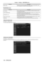 Page 142Chapter 4 Settings — [NETWORK] menu
142 - ENGLISH
ParameterDescription
[AIR FILTER] There is too much dust accumulated in the air filter. Turn the  switch 
 (
x
  page   57), and clean the air filter. (x   page   160)
 r[WARNING] items
Parameter Description
[AC POWER] AC input voltage is weak. Use electric wiring that can sufficiently withstand the power 
consumption of the projector.
[LOW-TEMPERATURE] The temperature around the optics module inside the projector is low
. Projection cannot 
be started...