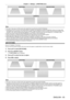 Page 83Chapter 4 Settings — [POSITION] menu
ENGLISH - 83
[KEYSTONE][SUB KEYSTONE]
[LINEARITY]
Note
 fThe menu or logo may run of f the screen when adjustments are performed with [KEYSTONE(3D)]. fCorrecting up to ±40° for the tilt in the vertical direction is available in the adjustments with [KEYST ONE(3D)]. However
, the image quality 
will degrade and it will get harder to focus with more correction. Install the projector so that the correction will be as small as possible. (The 
correction is ±30° when the...