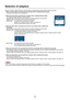 Page 29
29

• Refer to the models on page 48 supporting the wired LAN that is compatible with this software.
•  If you want to enable the network adapter after starting the Wireless Manager, you should do it after exiting Wireless Manager.
Selection of adapters
When the  window appears, select [Wireless LAN] or [Wired LAN] \
and click [OK].
A  When the wired LAN is not connected and a wireless LAN is available (Disconnected)
    Connects to the wireless LAN. (
See page 15)
B  When the wired LAN is connected...