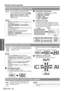 Page 26
Basic Operation
Remote control operation
ENGLISH - 26
You can project the image and another 
source of image at the same time in double 
window style. Press any button of RETURN, 
MENU , DOUBLE-WINDOW  or INPUT 
SELECT  buttons to return to the normal 
projection style.Q Unavailable combinations
The following combinations are not available.
 COMPUTER1  - COMPONENT
  COMPUTER2  - NETWORK
  S-VIDEO  - VIDEO
  S-VIDEO  - COMPONENT
  VIDEO  - COMPONENT
Q Switching the signal
In default, the first image is...