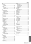 Page 53
Appendix
Index
ENGLISH - 53
M
Mains lead
Accessories ............................................... 9
Connecting ................ ............................. 20
MENU
Control panel button ......................... .......... 12
Main menu ............... ............................... 28
Navigation ............... ............................... 27
Remote control button ........... .............. ........ 11
N
Navigation buttons
Control panel button ........... .............. .......... 12
Remote...