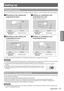 Page 21ENGLISH - 21
Getting Started
Setting up
Projection method
You can use the projector with any of the following 4 projection methods.\
 To set the desired method in the projector.
 
JMounting on the ceiling and  
projecting forward 
JSetting on a desk/floor and 
 
projecting from rear
(Using translucent screen)
Menu ÛMethod
PROJECTION  METHOD FRONT/CEILINGMenu ÛMethod
PROJECTION  METHOD REAR/DESK
 
JMounting on the ceiling and  
projecting from rear
(Using translucent screen)
 
JSetting on a desk/floor and...