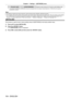 Page 104Chapter 4 Settings — [NETWORK] menu
104 - ENGLISH
[Presenter Light]
[LOGIN PASSWORD]Displays the login password for Presenter Light/VueMagic used.
*1 The [SSID]/[IP ADDRESS] of [WIRELESS LAN] will be displayed when the wireless module (Model No.: ET-WML100) of the optional  
accessories is inserted.
Note
 
f The settings of network are same for both the  terminal and the  terminal.
 
f The on-screen menu (menu screen) of the projector has not the network setting about the wireless LAN. When the wireless...