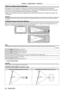 Page 32Chapter 2 Getting Started — Setting up
32 - ENGLISH
Parts for ceiling mount (optional)
The projector can be installed on the ceiling by combining the optional Ceiling Mount Bracket (Model No.:
ET
-PKD120H (for High Ceilings), ET -PKD120S (for Low Ceilings)) and ET -PKE300B (Projector Mount Bracket). 
 
f Be sure to use the Ceiling Mount Bracket specified for this projector
.
 
f Refer to the Installation Instructions supplied with the Ceiling Mount Bracket when installing the projector with 
the...