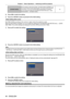 Page 44Chapter 3 Basic Operations — Switching on/off the projector
44 - ENGLISH
[STANDBY MODE] Set the operation mode during standby. The default setting is [NORMAL], you 
can use the network function during standby. If you want to reduce the power 
consumption, it can be set to [ECO]. After the initial setting is completed, 
you can change the setting from the [PROJECTOR SETUP] menu → [ECO 
MANAGEMENT] → [STANDBY MODE]. 89
2) 
Press qw to switch the setting.
3)  Press the  button to proceed to the initial...