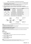 Page 53Chapter 3 Basic Operations — Operating with the remote control
ENGLISH - 53
 
f The moving screen is displayed when executing the remote control operation, and the 
[DIGITAL ZOOM] 
individual adjustment screen is not displayed.
 
f The 
[DIGITAL ZOOM]  individual adjustment screen is displayed when executing the menu operation. For 
details, refer to [DISPLAY OPTION] → [OTHER FUNCTIONS]. ( x page 85)
2)  Press the following buttons to move the location of the image or adjust \
the magnification.   
 
f...