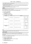 Page 72Chapter 4 Settings —  [POSITION] menu
72 - ENGLISH
 
f Press the  button on the remote control when the [KEYSTONE], [CORNER CORRECTION] or [CURVED CORRECTION] 
screen is displaying, it will switch to the next adjustment screen.
 
f When the [CORNER CORRECTION] individual adjustment screen is displaying, the individual adjustment screen of the next corner can also 
be displayed by pressing the  button.
 
f Correcting up to ±35° for the tilt in the vertical direction and ±35° for the tilt in the horizontal...