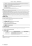 Page 74Chapter 4 Settings —  [POSITION] menu
74 - ENGLISH
[V FIT] Displays the height of the panel pixels vertically without changing the aspect ratio when wide-screen signals 
are input. When signals have the aspect ratio horizontally longer than the aspect ratio of the screen, the 
images are displayed with the right and the left parts cut off.
[FULL] The image is projected using all the panel (screen) pixels. The input signals are converted to the aspect ratio 
of the panel (screen).
[NATIVE] Displays images...