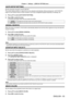 Page 83Chapter 4 Settings — [DISPLAY OPTION] menu
ENGLISH - 83
[AUTO SETUP SETTING]
Set the automatic execution of AUTO SETUP.
The screen display position or signal level can be adjusted automatically without pressing the  
button on the remote control on each occasion if you input unregistered signals frequently at meetings, etc.
1)  Press as to select [AUTO SETUP SETTING].
2)  Press qw to switch the item.
 
f The items will switch each time you press the button.
[AUTO]
Enables the auto setup function when...