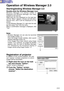 Page 111111
Operation of Wireless Manager 2.0
Starting/ending Wireless Manager 2.0
Double-click the Wireless Manager icon.Wireless Manager 2.0 startup screen is
displayed and Wireless Manager icon stays
resident on the task bar.
Right-click the icon displayed on the task bar,
and the Menu appears. Choose and left-click a
desired item, and it will be displayed on the
screen.
To quit Wireless Manager 2.0, right-click the task
bar and select Exit from the menu.
When a confirmation message is displayed, click
Yes....