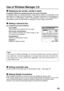 Page 4545
Displaying the sender, senders name
Checkmark [Show the sender] and enter the name in [Sender].
In meeting mode, the entered [Sender’s name] will be shown in combination at the
right bottom of image sent to the projector. The above information is not displayed in
live mode or in presentation mode. If [Presentation mode] is not checkmarked in
presentation mode, the information is displayed on each image transmission.
Setting a shortcut key
Go to [Option] and select [Others].
[Live mode]:
This function...