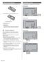 Page 12English12
Remote Control Batteries
 3XOODQGKROGWKHKRRNWKHQRSHQWKHEDWWHU\FRYHU
 
$$$580W\SH
 5HSODFHWKHFRYHU
Helpful Hint
”)RUIUHTXHQWUHPRWHFRQWUROXVHUVUHSODFHROG
EDWWHULHVZLWK$ONDOLQHEDWWHULHVIRUORQJHUOLIH
Precaution on battery use
,QFRUUHFWLQVWDOODWLRQFDQFDXVHEDWWHU\OHDNDJH
DQGFRUURVLRQWKDWZLOOGDPDJHWKHUHPRWHFRQWURO
WUDQVPLWWHU
LVSRVDORIEDWWHULHVVKRXOGEHLQDQHQYLURQPHQW
IULHQGO\PDQQHU
Observe the following precaution:
...