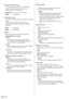 Page 48English48
[Component/RGB-in select]
This menu is displayed when the PC signal input.
Select to match the signals from the source 
connected to the PC IN terminal.
[Component]Y,  P
B, PR/Y, CB, CR signals
[RGB]RGB signals
[YUV/RGB-in select]
This menu is displayed when the HDMI and PC signal 
inputs.
Select to match the signals from the source 
connected to the HDMI 1, HDMI 2 and DVI-D IN 
terminals.
[YUV]YUV signals
[RGB]RGB signals
[Sync]
This function operates only during PC IN input.
Setting RGB/PC...