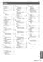 Page 35ENGLISH - 35
Appendix
Index
A
Accessories  .................................. 10
AC IN 
 ........................................... 13
Air exhaust port 
 ............................ 12
Air filter 
 ......................................... 12
Replacing 
 .............................. 26
Air intake port 
 ............................... 13
B
Batteries Accessory 
 .............................. 10
Compartment 
 ........................ 1

1
C
CD-ROM
Accessories  ........................... 10
Menu...