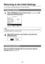 Page 3737
Returning to the Initial Settings
You can return the changed settings to the initial conditions.
Select [DEFAULT] at the network menu (See page 28)and
press the [ENTER] button.1
Select [OK] with the [ ] buttons and press the
[ENTER] button.
2
1
LB20NT
ON
ON NETWORK
NAME CHANGE 
INPUT PASSWD
AMEND PASSWD
WEB CONTROL
STATUS
DEFAULT
   SELECTNETWORK
RETRN
ENTER
DEFAULT SETTNIG
OKCANCEL
Projector operations
Start the Wireless Manager ME 2.0 and set the network
number to [1] 
(see page 29).
Computer...