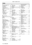 Page 112112 - ENGLISH
Index
AAbout Memory Viewer function ...........76About Presenter Light .........................84About VueMagic .................................85Accessories ........................................18 terminal ................................22Adjusting adjustable foot ....................30Air filter unit.........................................95A PIN code input screen appears...