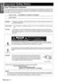 Page 2Important 
Information
ENGLISH - 2
Important Safety Notice
Dear Panasonic Customer:
This instruction booklet provides all the necessary operating information that you might require. We hope it will help 
you to get the most out of your new product, and that you will be pleased with your Panasonic LCD projector. The 
serial number of your product may be found on its bottom. You should note it in the space provided below and retain 
this booklet in case service is required.
Model number:PT-LB51NTU /...