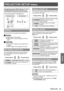 Page 39PROJECTOR SETUP menu
Settings
ENGLISH - 39
PROJECTOR SETUP menu
Navigating through the MENU (Æpage 27), select 
PROJECTOR SETUP from the main menu and 
then select the required item from the sub-menu.
Set the selected item with◄►buttons. 
z
Remote controlControl panel
STATUS
You can check the using status of the projector.
SIGNAL 
J
NAME: Name of input signal 
z
FREQUENCY: Scanning frequency of input  
z
signal
RUNTIME 
J
PROJECTOR: Display current usage time of  
z
projector
LAMP: Display current usage...
