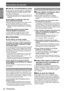 Page 64Précautions de sécurité
64 - FRANÇAIS
Informations importantesLORS DE L’UTILISATION/INSTALLATION 
„
Ne pas peser de tout son poids sur ce projecteur.
On risque de tomber ou de casser l’appareil, ce qui 
peut causer des blessures.
Veiller tout particulièrement à ce que les enfants ne 
 
z
se tiennent pas debout ou ne s’asseyent pas sur le 
projecteur.
Ne pas utiliser le projecteur dans des 
lieux extrêmement chauds.
Cela peut entraîner la détérioration du boîtier externe 
ou des composants internes...