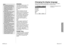 Page 21ENGLISH
-41
Adjustments and settings
40-E
NGLISH
RESIZINGThis should normally be set to “ON”.
(This setting is only for signals
which have lower resolutions than
the LCD panels. Refer to page 58
for details.)
ON
The pixel resolution of the input
signal is converted to the same
resolution as the LCD panels before
being projected. For signals with
lower resolutions, gaps in the pixels
are automatically interpolated into
the picture before it is projected.
This may sometimes cause
problems with the quality...