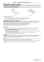 Page 23ENGLISH - 23
Using the remote control
Inserting and Removing batteries
1) Open the cover. (Fig. 1)
2)  Insert batteries and close the cover (Insert the "m" side first.).  (Fig. 2)
 
f When removing the batteries, perform the steps in reverse order.
Setting Remote control ID numbers
When you use the system with multiple projectors, you can operate all the projectors simultaneously or each projector 
individually using single remote control, if unique ID number is assigne\
d to each projector....