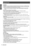 Page 4Read this first!
4 - ENGLISH
Important 
 
InformationWARNING:
Installation work (such as ceiling mount bracket) should only be carried out by a qualified technician.
If installation is not carried out and secured correctly it can cause in\
jury or accidents, such as electric shocks.
Do not use anything other than an authorized ceiling mount bracket. z
Be sure to use the wire provided with the projector mount bracket for ceiling mount as an extra safety  z
measure to prevent the projector from falling...