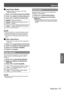 Page 41Options
ENGLISH - 41
Settings
Lamp Power Mode J
Selects desired lamp power mode under  z
different situations.
Press ▲▼ to select [Lamp Power Mode].1 ) 
Press ► to display the setting dialog box.2 ) 
Press ◄► to select the desired item.3 ) 
NormalNormal brightness.
AUTOBrightness according to the input 
signal.
ECO
Lower brightness reduces the lamp 
power consumption and extends 
the lamp life.
Note
When set to [ECO], you can extend the power savings,  z
reduced operating noise, the service life of the...