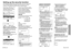 Page 27ENGLISH
-53
Adjustments and settings
52-E
NGLISH
$
Insert the SD memory card
which you would like to
register as a SD key 1.
%
Press the ENTER button.
(To change the registered SD key)#
The “INSERT SD KEY.” screen
will be displayed.
Insert the current SD key.
$
Press the ENTER button. 
The “INSERT SD KEY 1 FOR
REGISTRATION.” screen will be
displayed.
%
Remove the current SD key,
insert the new SD memory
card which you would like to
register as a SD key and press
the ENTER button. 
INSERTED SD KEYThis...