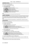 Page 124Chapter 4 Settings — [NETWORK] menu
124 - ENGLISH
[NETWORK STATUS]
Display the status of the projector network.
1) 
Press 
 as to select [NETWORK STATUS].
2)
 
Press the  button.
 fThe 

[NETWORK STATUS] screen is displayed.
[DHCP] Displays the status of use of the DHCP server.
[IP ADDRESS] Displays the [IP ADDRESS].
[SUBNET MASK] Displays the [SUBNET MASK].
[DEFAULT GATEWAY] Displays the [DEFAULT GATEWAY].
[DNS1] Displays the address of the preferred DNS server.
[DNS2] Displays the address of the...