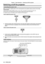 Page 40Chapter 3 Basic Operations — Switching on/off the projector
40 - ENGLISH
Switching on/off the projector
Connecting the power cord
Make sure that the supplied power cord is securely fixed to the projector body to prevent it from being 
removed easily.
Confirm that the  switch is on the  side before connecting the power cord.
Use the power cord matching with the power supply voltage and the shape of the outlet.
For details of power cord handling, refer to “Read this first!” (x page 5).
How to attach the...