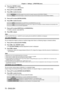 Page 70Chapter 4 Settings — [POSITION] menu
70 - ENGLISH
2) Press the  button.
 fThe 

[ZOOM] screen is displayed.
3)
 
Press 
 as to select [MODE].
4)
 
Press 
 qw to switch the item.
[INTERNAL] Enlarges the size within the aspect range set with [SCREEN FORMA T].
[FULL] Enlarges or reduces the size using the entire display area set with [SCREEN FORMA T].
5) Press as to select [INTERLOCKED].
6)  
Press 
 qw to switch the item.
[OFF] Sets the [VERTICAL] and [HORIZONTAL] zoom ratio.
[ON] Uses [BOTH] to set zoom...