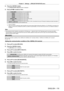 Page 119Chapter 4 Settings — [PROJECTOR SETUP] menu
ENGLISH - 119
2) Press the  button.
 fThe  [STARTUP INPUT SELECT]  screen is displayed.
3) Press asqw to select an item.
[LAST USED] Keeps the input selected last.
[RGB1] Sets the input to RGB1.
[RGB2] Sets the input to RGB2.
[DVI
- D] Sets the input to DVI
- D.
[HDMI] Sets the input to HDMI.
[DIGITAL LINK] Sets the input to DIGITAL LINK.
[SDI]
*1Sets the input to SDI.
[INPUT1] - [INPUT10]
*2Sets the input to DIGITAL LINK, and switches the input of Panasonic...