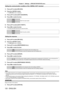 Page 120Chapter 4 Settings — [PROJECTOR SETUP] menu
120 - ENGLISH
Setting the communication condition of the  terminal
1) Press as to select [RS-232C].
2)  
Press the  button.
 f The  [RS-232C]  screen is displayed.
3) Press  as to select [(OUT) BAUDRATE].
4)  
Press 
 qw to switch the item.
[9600] Select the proper speed.
[19200]
[38400]
5) Press  as to select [(OUT) PARITY].
6)  
Press 
 qw to switch the item.
 fThe items will switch each time you press the button.
[NONE]
Select the parity condition.
[EVEN]...